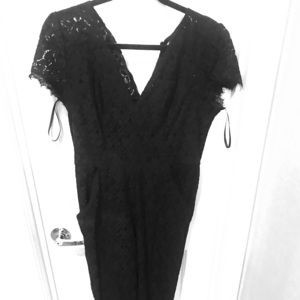 Black lace jumpsuit